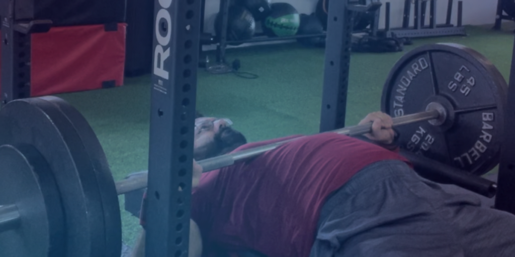 Proper Bench Press Form Demonstration at Houston Athletic Club